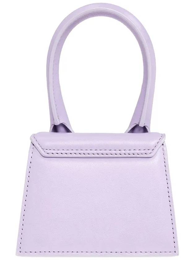 Le Chiquito Signature Leather Mini Tote Bag Lilac - JACQUEMUS - BALAAN 4