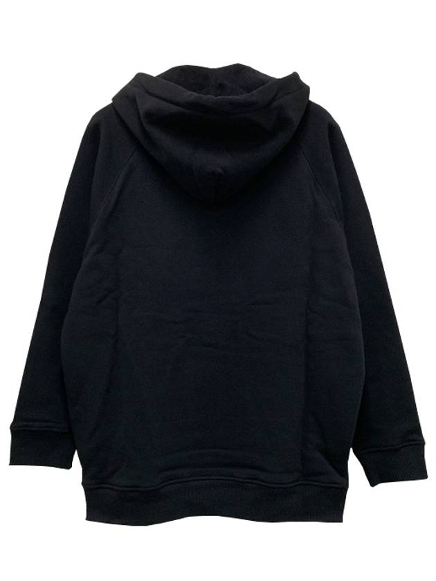 Lillo Graphic Print Cotton Hoodie Black - MAX MARA - BALAAN 4