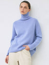 Women s Cashmere Turtleneck Beige BL - LEHEE CASHMERE - BALAAN 3