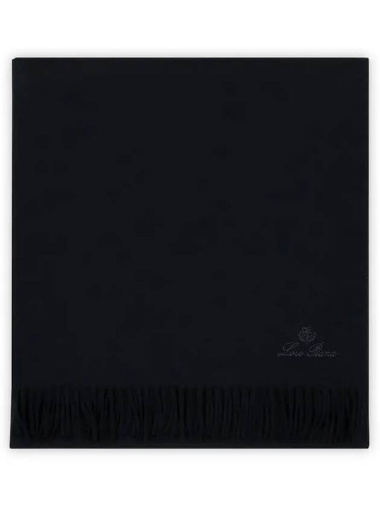 Grande Unita Cashmere Scarf Navy - LORO PIANA - BALAAN 2