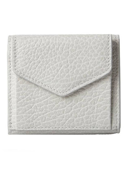 Stitched Trifold Halfwallet Greige - MAISON MARGIELA - BALAAN 1