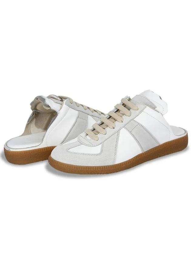 Women's Replica Cut Out Mule Low Top Sneakers White - MAISON MARGIELA - BALAAN 2