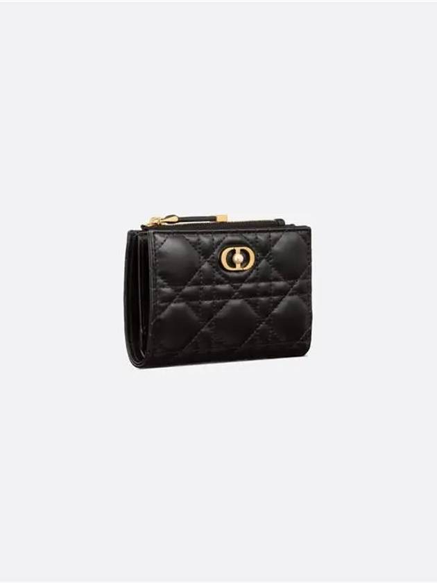 Jolie Dahlia Half Wallet Black - DIOR - BALAAN 3