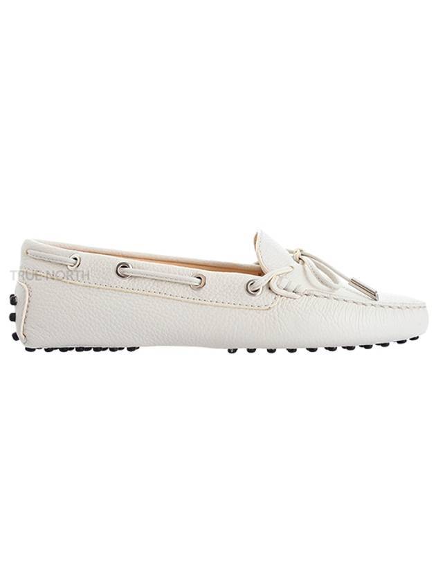 Women's Gommino Driving Shoes White - TOD'S - BALAAN 1