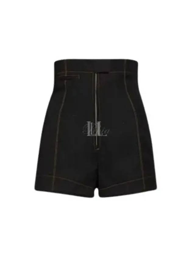 Le Short Areia High Waisted Mini Shorts Black - JACQUEMUS - BALAAN 2