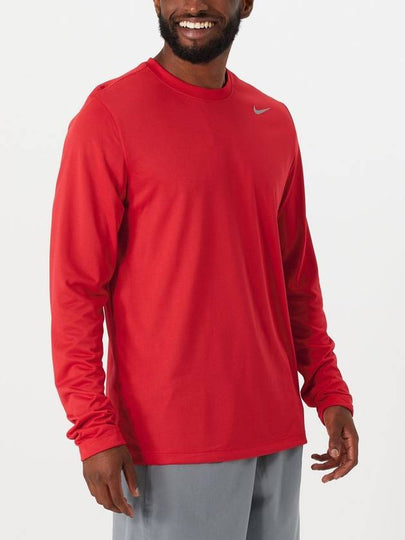 Men's Team Legend Long Sleeve T-Shirt Red - NIKE - BALAAN 2