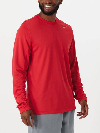 Men's Team Legend Long Sleeve T-Shirt Red - NIKE - BALAAN 1