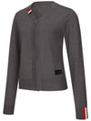 V neck color matching line cardigan MG - PASSARDI - BALAAN 2