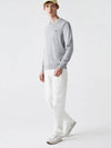 V Neck Cotton Classic Fit Knit Top Grey - LACOSTE - BALAAN 3