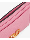 Women s V Logo Leather Card Wallet Pink 4W2P0V32SNP - VALENTINO - BALAAN 4