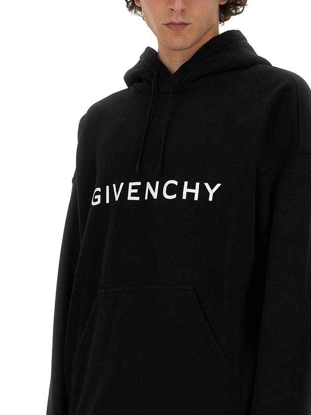 Archetype Cotton Hoodie Black - GIVENCHY - BALAAN 5