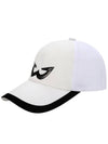 Golf Wear Black Hole Mesh Golf Hat WB21SUMC03WH White - WHITEBALL - BALAAN 1