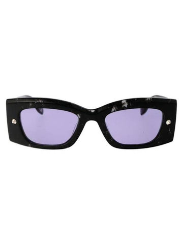 Sunglasses AM0426S 003 003 HAVANA HAVANA VIOLET - ALEXANDER MCQUEEN - BALAAN 1