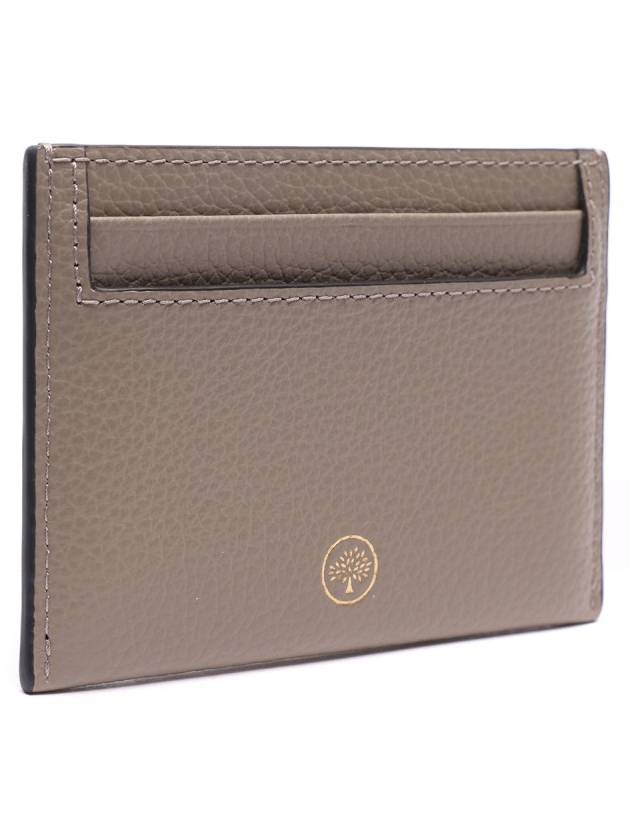 Continental Classic Small Grain Leather Card Wallet Solid Grey - MULBERRY - BALAAN 4