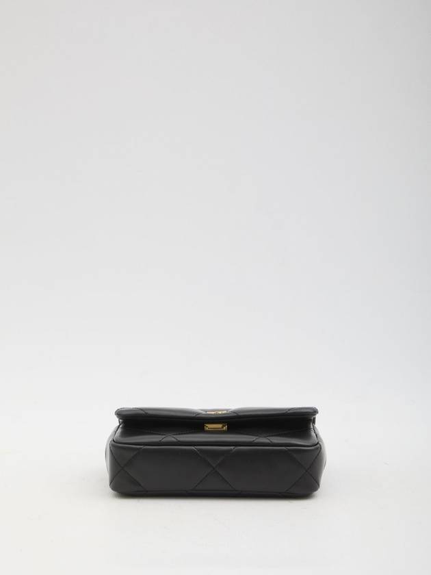 Kira Diamond Quilted Flap Cross Bag Black - TORY BURCH - BALAAN 4