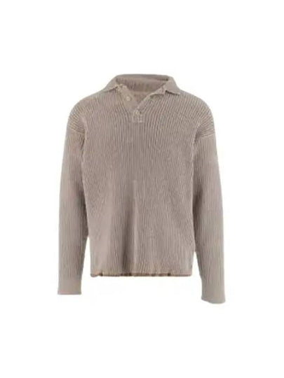 Men's Duci Chenille Knit Top Beige - JACQUEMUS - BALAAN 2