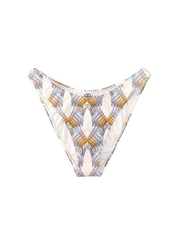 pattern print bikini briefs beige - TORY BURCH - BALAAN 1