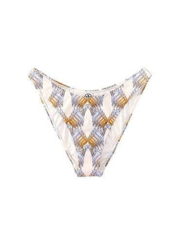 pattern print bikini briefs beige - TORY BURCH - BALAAN 1