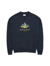 Drold Monsieur Fleur Sweatshirt SW107 CO001 NY - DROLE DE MONSIEUR - BALAAN 1