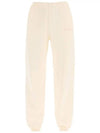 Serif Logo Cotton Track Pants Cream - SPORTY & RICH - BALAAN 3