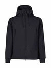 Men's Shell R Goggles Hooded Jacket Black - CP COMPANY - BALAAN 2