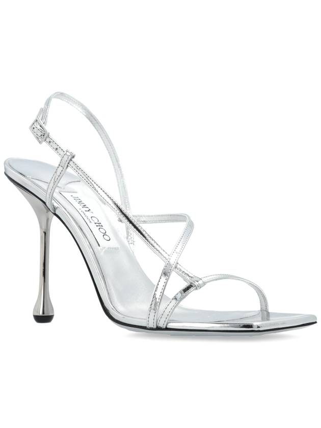 Jimmy Choo Heeled Sandals 'Etana', Women's, Silver - JIMMY CHOO - BALAAN 4