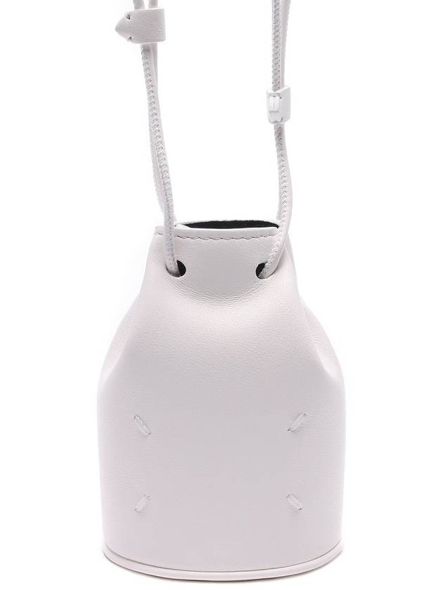 Tabi Micro Bucket Bag White - MAISON MARGIELA - BALAAN 3