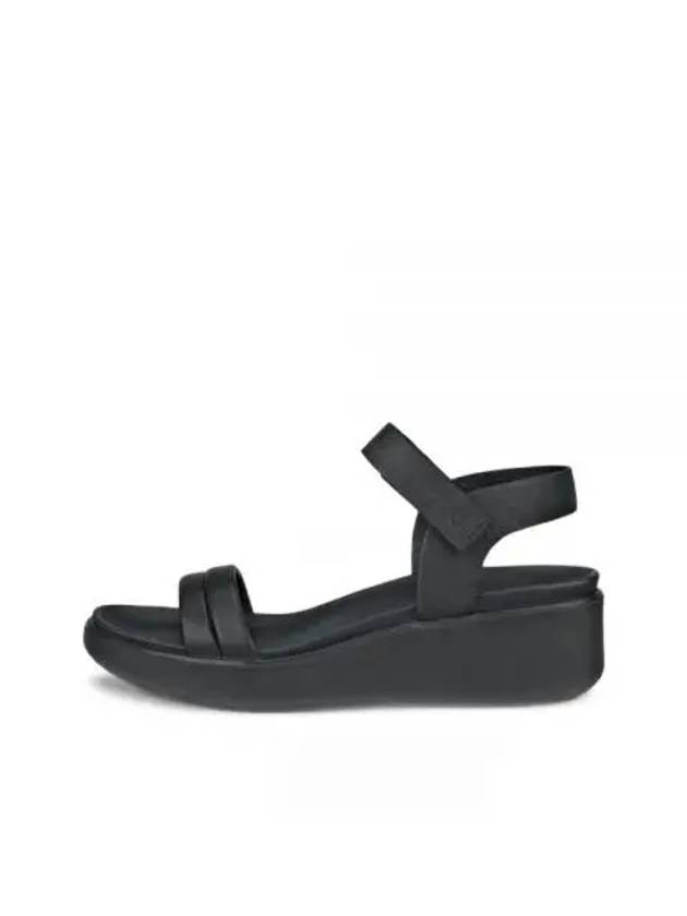 Flowt Wedge LX Sandals Black - ECCO - BALAAN 2