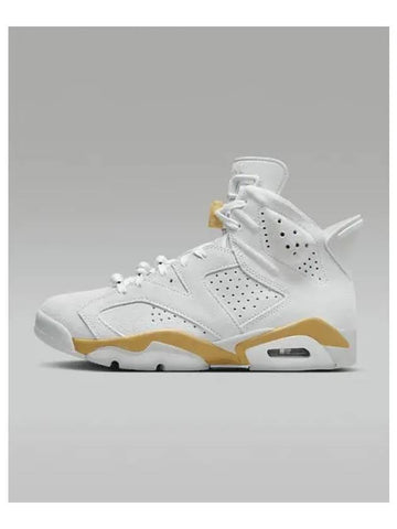 Air Jordan 6 Retro Pearl Women s Sneakers Pure Platinum Metallic Gold Coconut Milk Glacier Blue DQ4914 074 734967 - NIKE - BALAAN 1