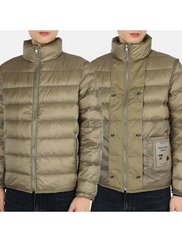 Pocket Down Liner Padding Jacket Beige - TEN C - BALAAN 3