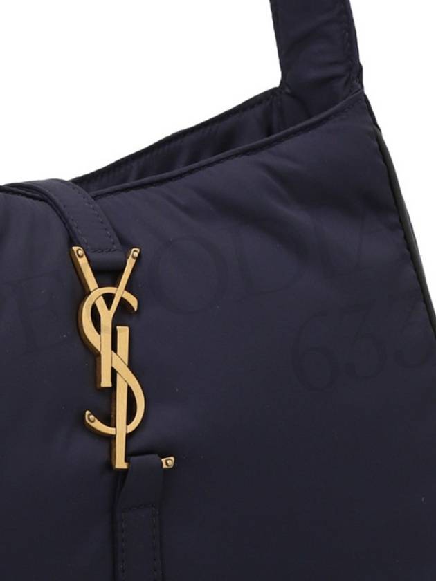 5 A 7 Regenerated Nylon Shoulder Bag Navy - SAINT LAURENT - BALAAN 5