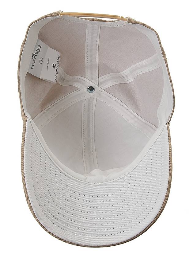 Courr ges Signature Logo Ball Cap 124ACT033C00024 1007 - COURREGES - BALAAN 5