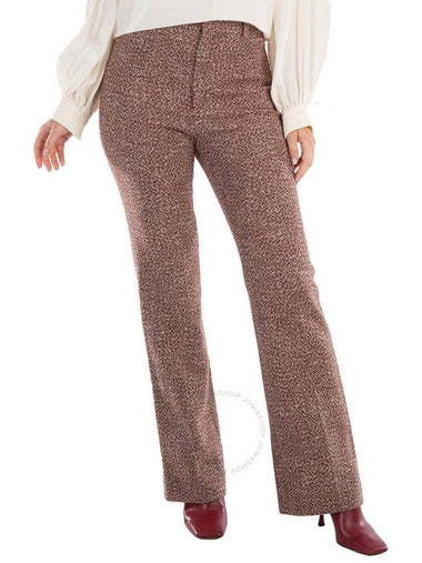 Chloe Ladies Multicolor Boucle Flared Trousers, Brand Size 40 (US Size 8) - CHLOE - BALAAN 1