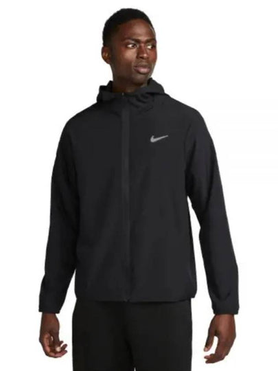 Form Dri Fit Hooded Jacket Black - NIKE - BALAAN 2