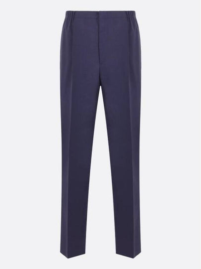 Wool Trousers Slacks Blue - FENDI - BALAAN 2