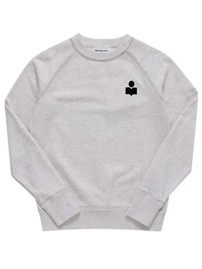 Women's Mila Logo Crew Neck Sweatshirt Ecru - ISABEL MARANT ETOILE - BALAAN 2