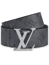 LV Initial 40MM Reversible Monogram Damier Gray Men s Belt M9043 M0087 M0285 - LOUIS VUITTON - BALAAN 5