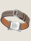 H Heure 25MM Leather Watch Etoupe - HERMES - BALAAN 3