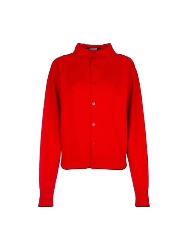 Jacquemus Sweater 246KN5142001 470 RED - JACQUEMUS - BALAAN 2