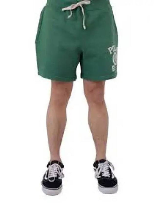 Logo Fleece Shorts Green 1236737 - POLO RALPH LAUREN - BALAAN 1