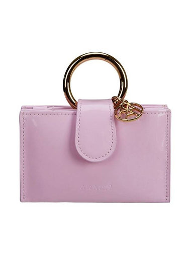 Ring point 3tier card wallet peach pink - ARAC.9 - BALAAN 1