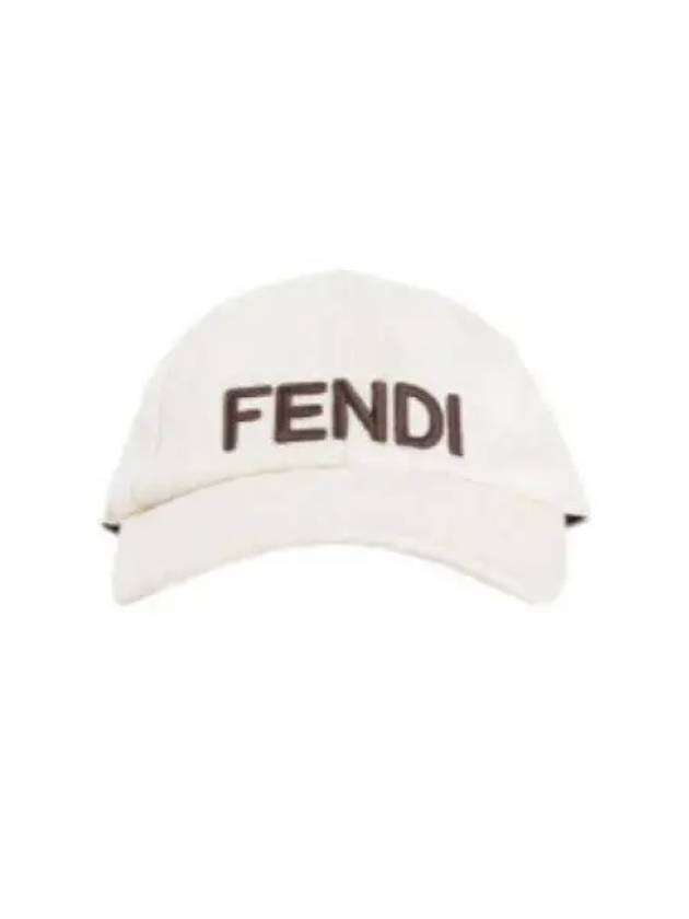 Pequin Canvas Ball Cap Beige - FENDI - BALAAN 2