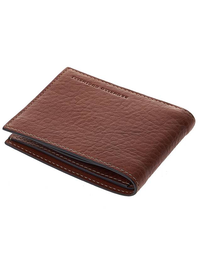 Full Grain Calfskin Billfold Halfwallet Brown - BRUNELLO CUCINELLI - BALAAN 5