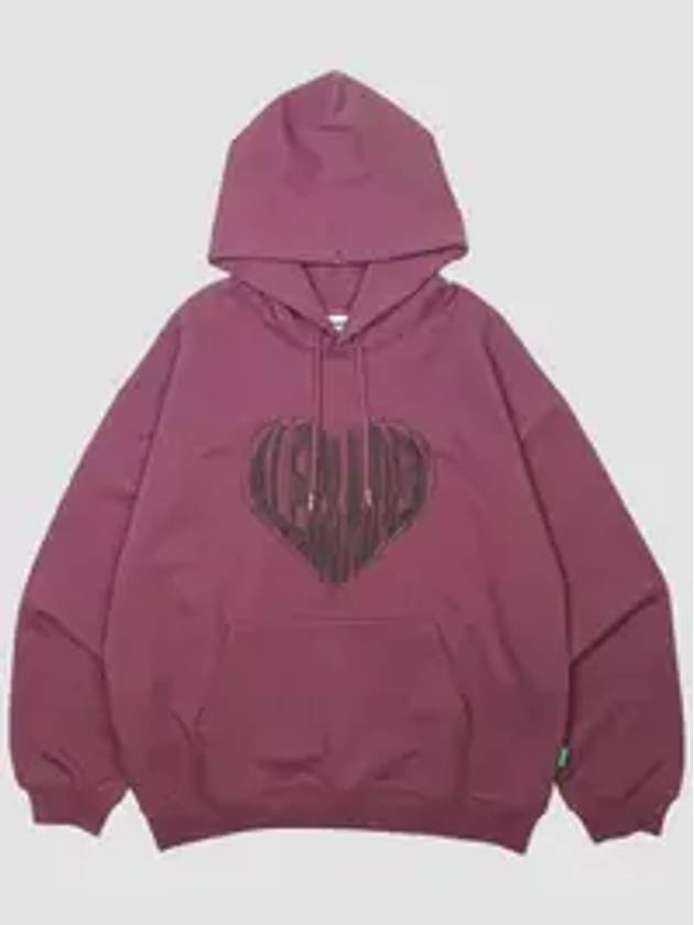 Loop heart hood pale purple - ALEX&AIDEN - BALAAN 1