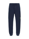 Signature Wappen Patch Cotton Exhaust Pants Navy - STONE ISLAND - BALAAN 1