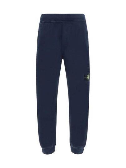 Signature Wappen Patch Cotton Baggy Pants Navy - STONE ISLAND - BALAAN 2