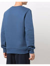 Hugues Logo Sweatshirt Navy Blue - A.P.C. - BALAAN 4