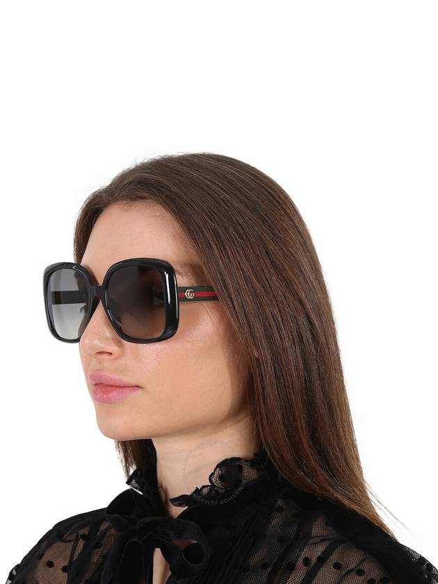 Eyewear Square Frame Sunglasses Black - GUCCI - BALAAN 3