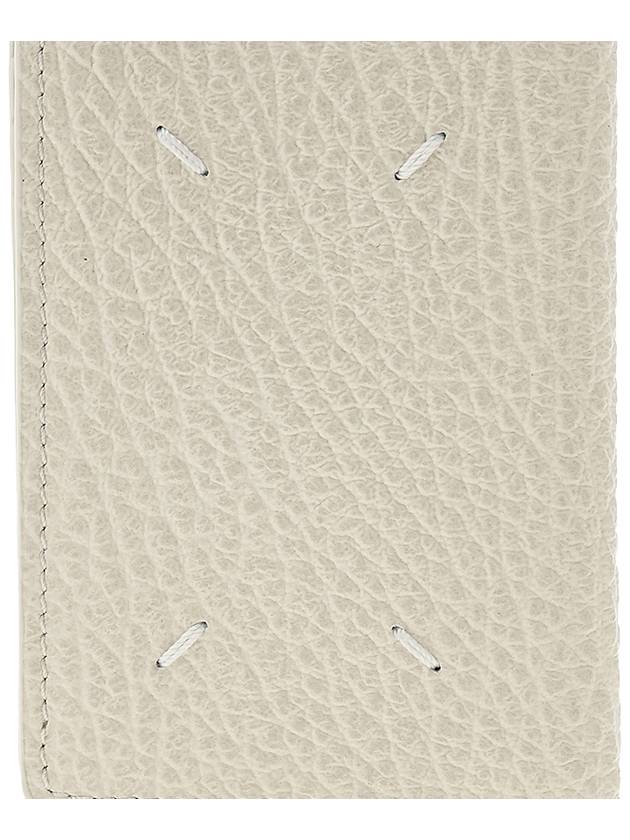 Bovine Leather Card Wallet White - MAISON MARGIELA - BALAAN 7