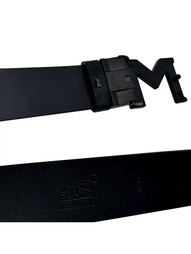 Extreme Buckle Belt 35mm Black - MONTBLANC - BALAAN 4